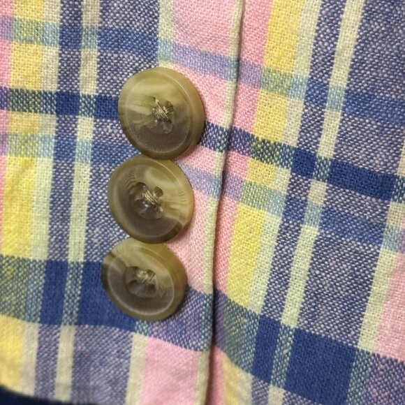 Janie and Jack Pastel Plaid Blazer – Size 2T - Picture 5 of 7